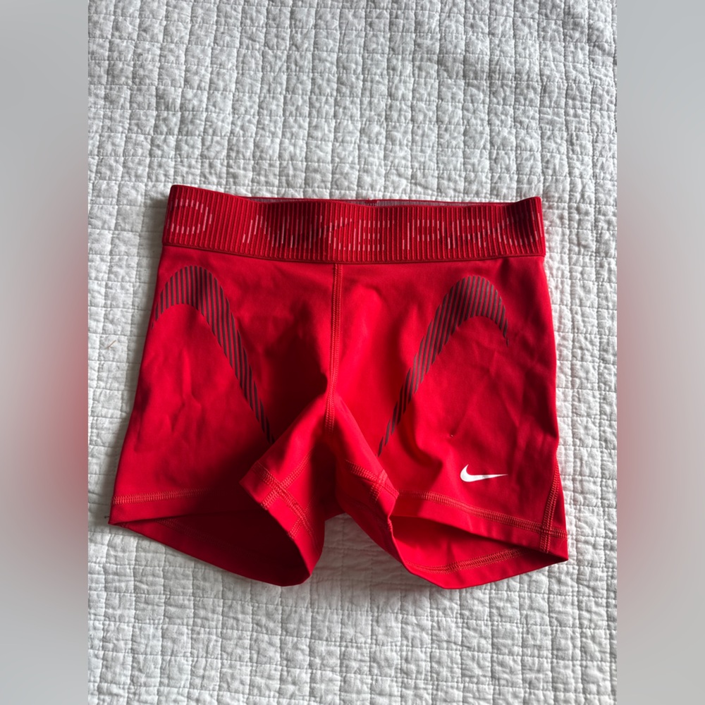 Nike Red and Black Performance Shorts